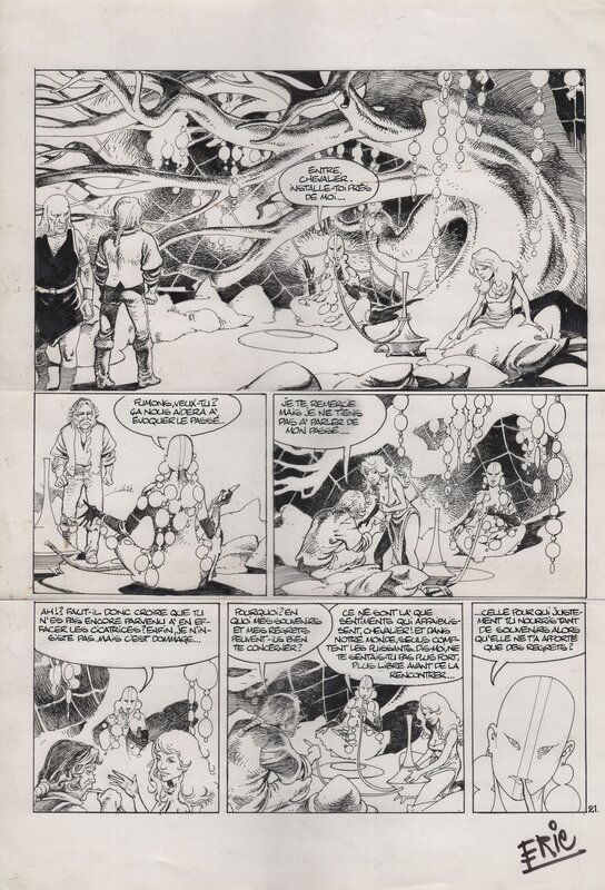 Éric, Jean Dufaux, La route vers Glimrock - page 21 - Planche originale