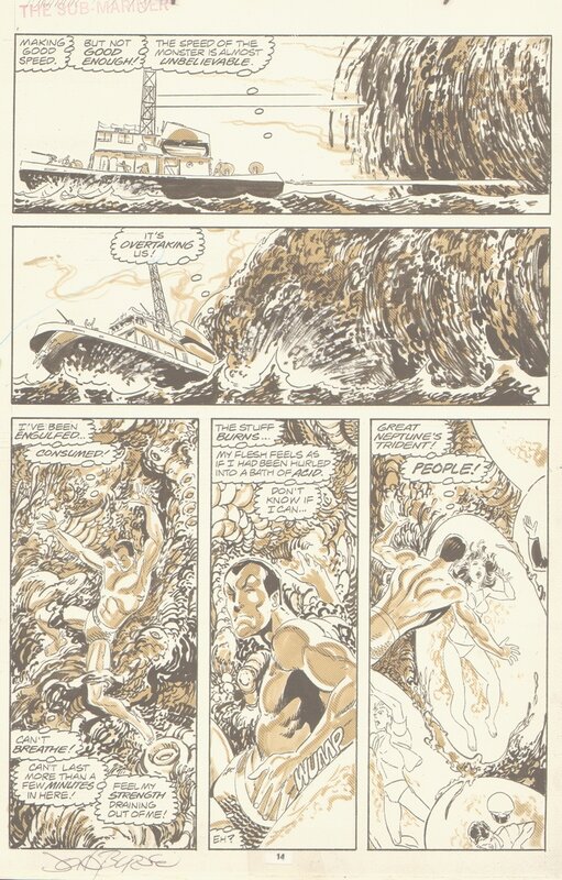 John Byrne, Namor the Submariner - Comic Strip