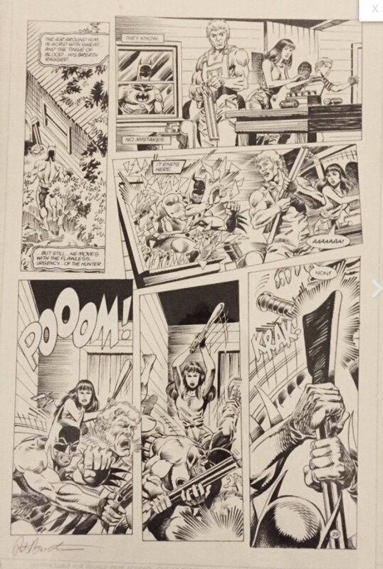 Pat Broderick, Swamp thing annual 4 - Planche originale