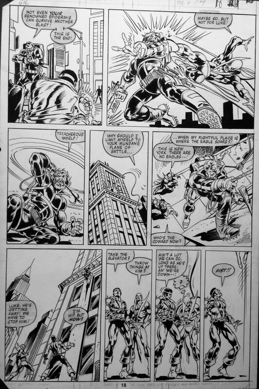 Kerry Gammill, Armando Gil, Power Man & Iron Fist # 71 - Comic Strip