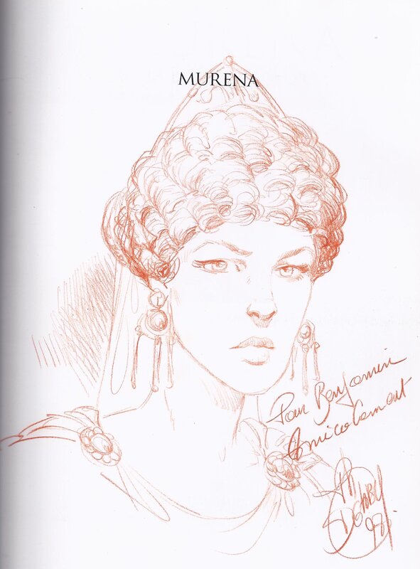 Murena - T1 by Philippe Delaby - Sketch