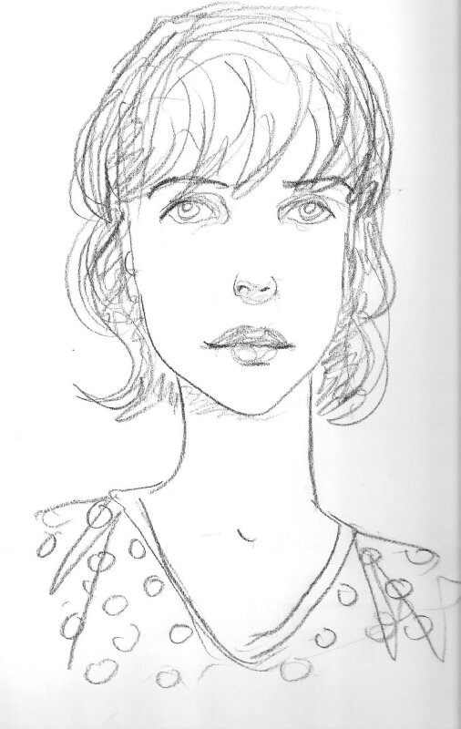 Jean-Pierre Gibrat Jeanne - Sketch
