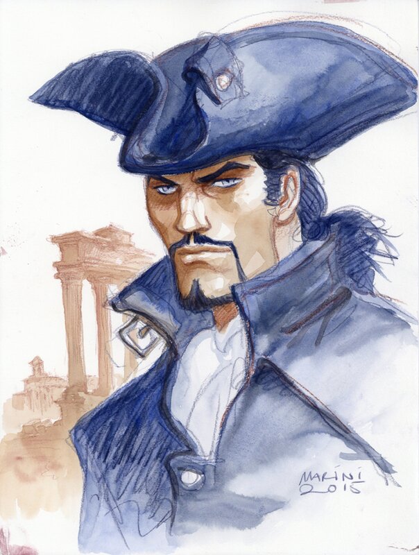 En vente - Le Scorpion par Enrico Marini - Illustration originale