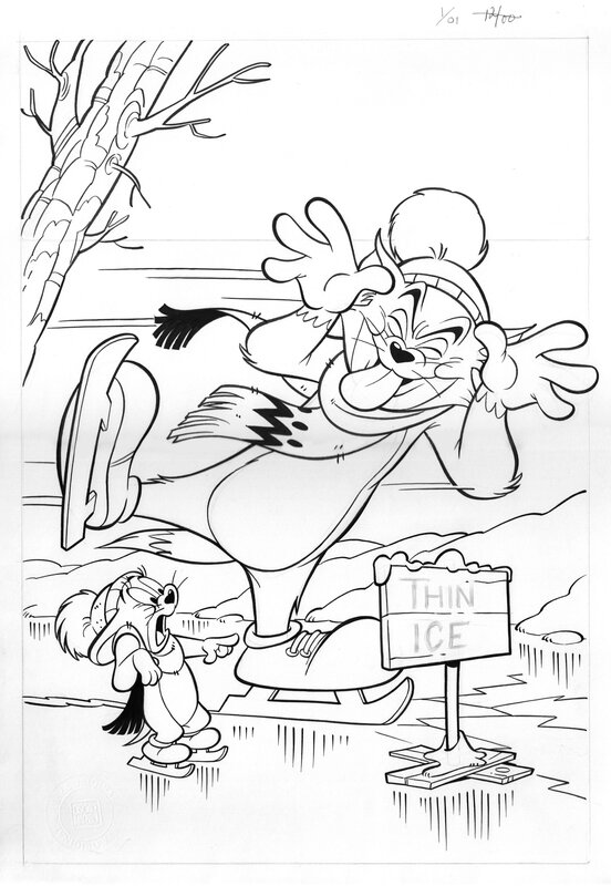 Oscar Martin, Couverture Tom & Jerry - Couverture originale