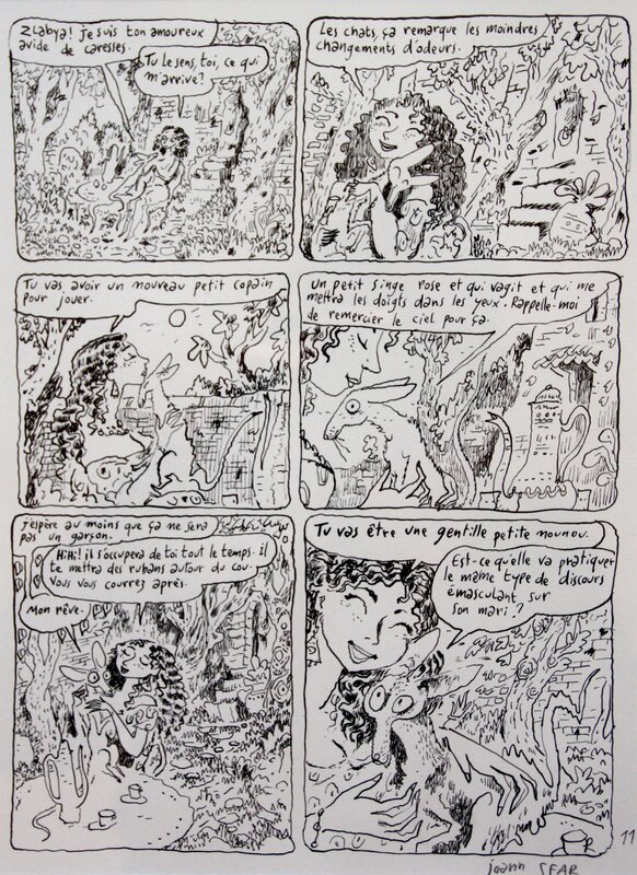 Sfar - Le chat du rabbin - Planche originale