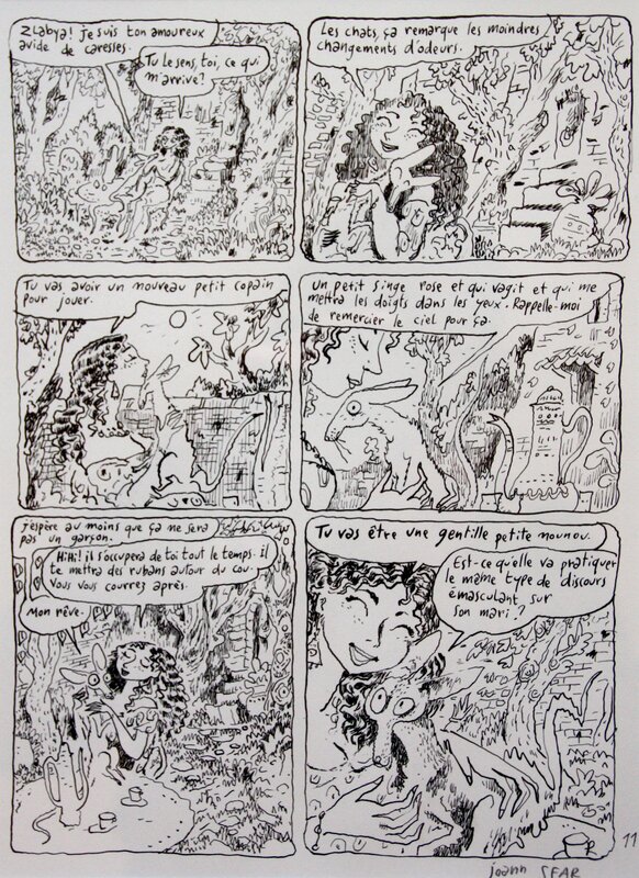 Sfar - Le chat du rabbin - Planche originale