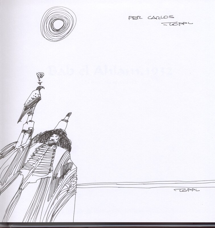 Falcon by Sergio Toppi - Sketch