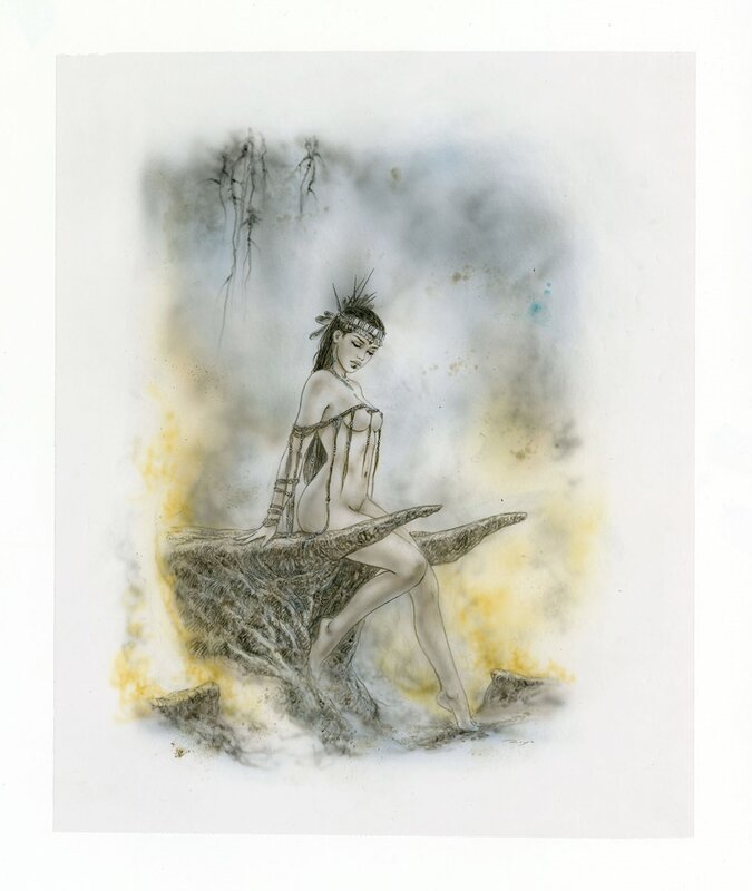 Luis Royo, Luz - El Gran Carnero 4 - Planche originale