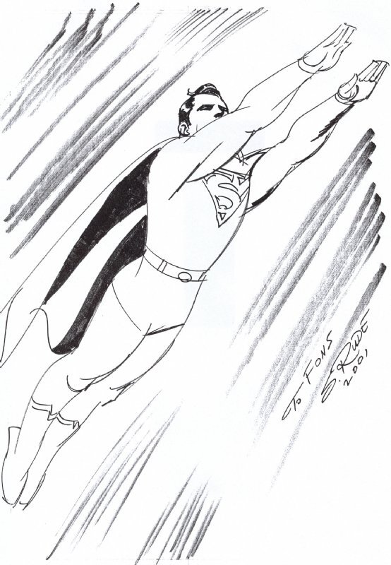 Steve Rude Superman - Dédicace