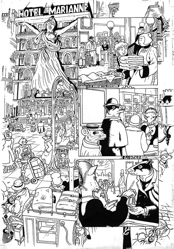 Grandville page 19 by Bryan Talbot - Comic Strip