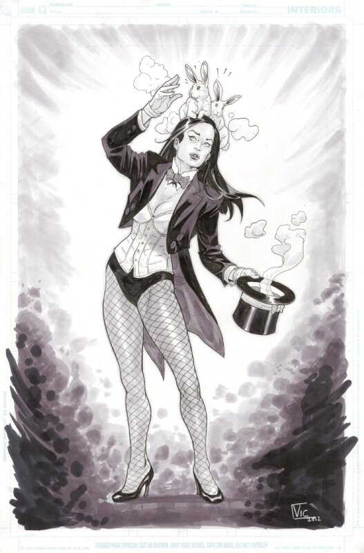 Victor Ibanez Zatanna - Original Illustration