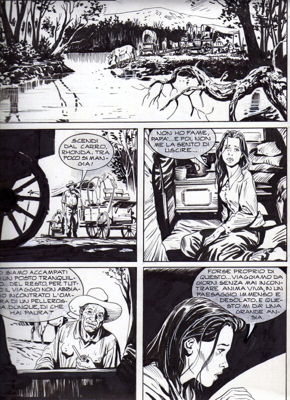 Giuseppe Barbati, Maurizio Di Vincenzo, Agorafobia - Magico Vento n°95, page 13 - Comic Strip