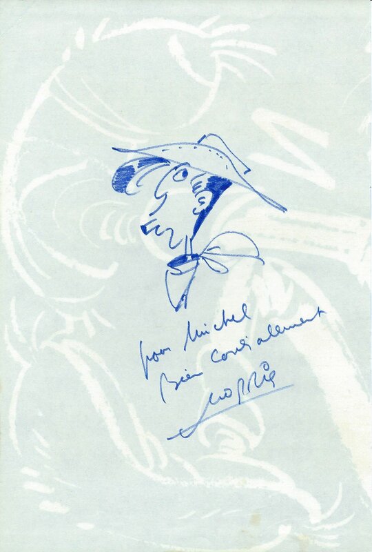 Lucky Luke par Morris - Dédicace