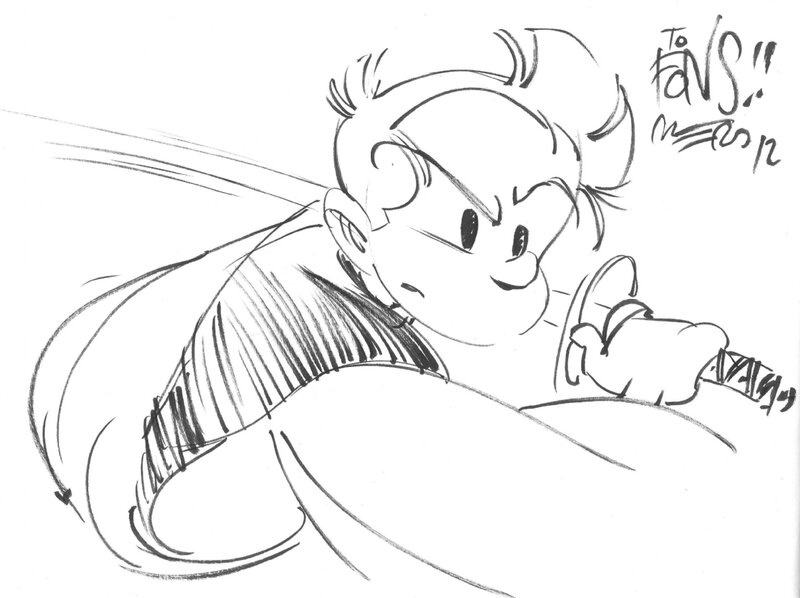 Jose-Luis Munuera Spirou - Sketch