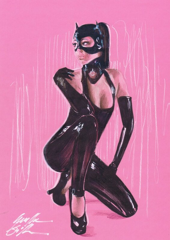 Catwoman par Silva - Illustration originale