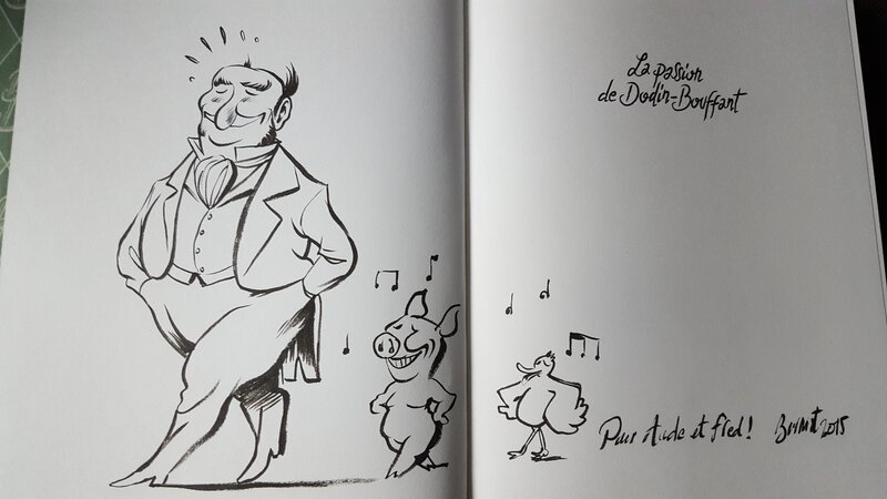 Mathieu Burniat, La passion de Dodin-Bouffant - Sketch