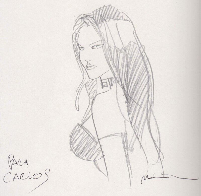 Camilla-Rapaces by Enrico Marini - Sketch