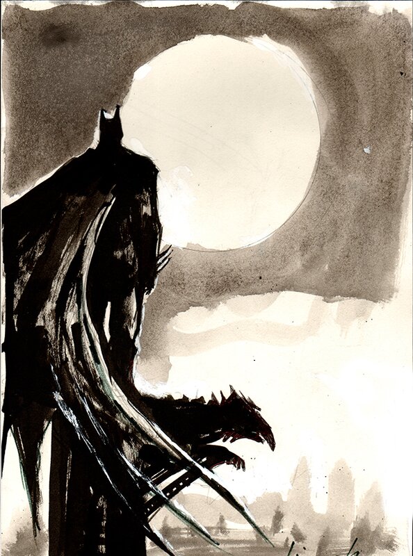 Batman by Virginio Vona - Original Illustration