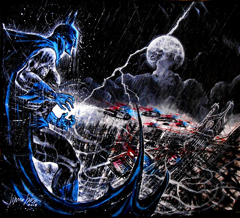 Batman by Virginio Vona - Original Illustration