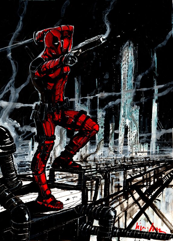 Deadpool by Virginio Vona - Original Illustration