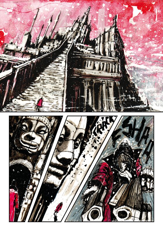 Virginio Vona, Fenice la chrysalide - Planche originale