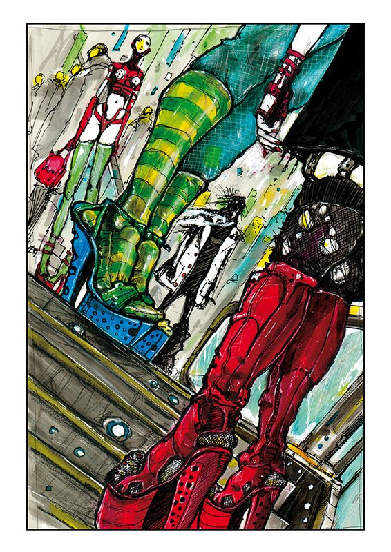 Virginio Vona, Fenice la chrysalide - Comic Strip