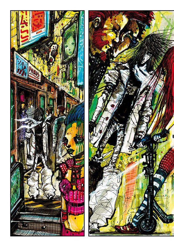 Virginio Vona, Fenice la chrysalide - Comic Strip