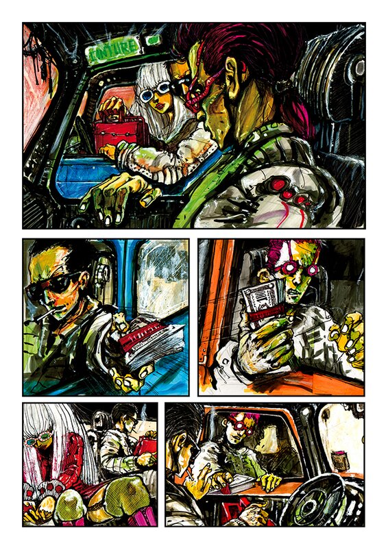 Virginio Vona, Fenice la chrysalide - Comic Strip