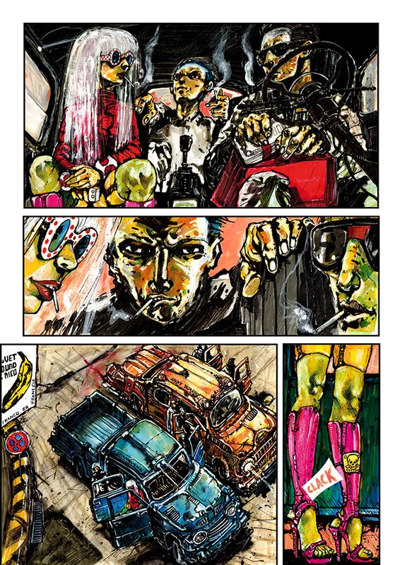 Virginio Vona, Fenice la chrysalide - Comic Strip