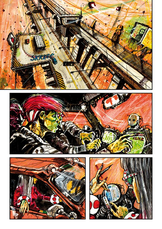 Virginio Vona, Fenice la chrysalide - Comic Strip