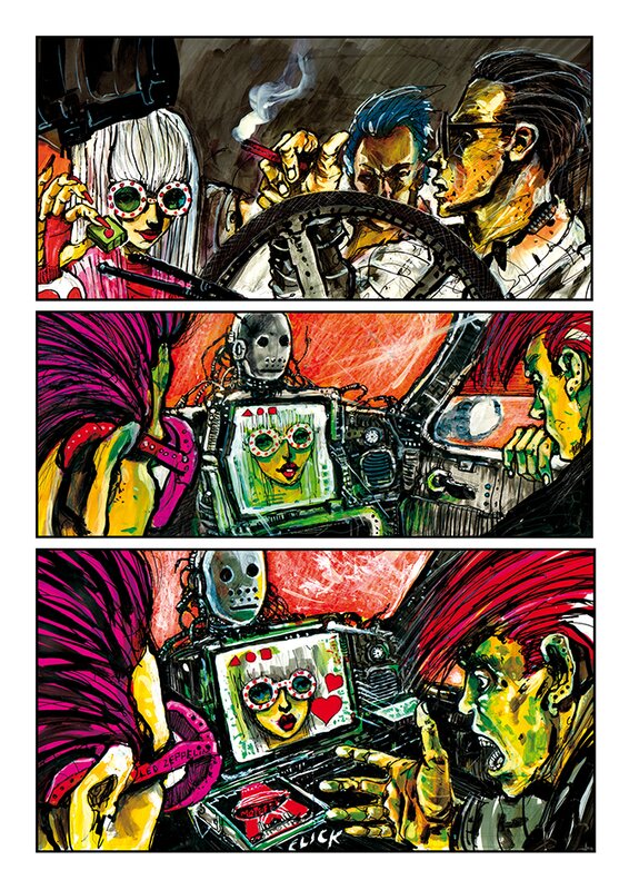 Virginio Vona, Fenice la chrysalide - Comic Strip