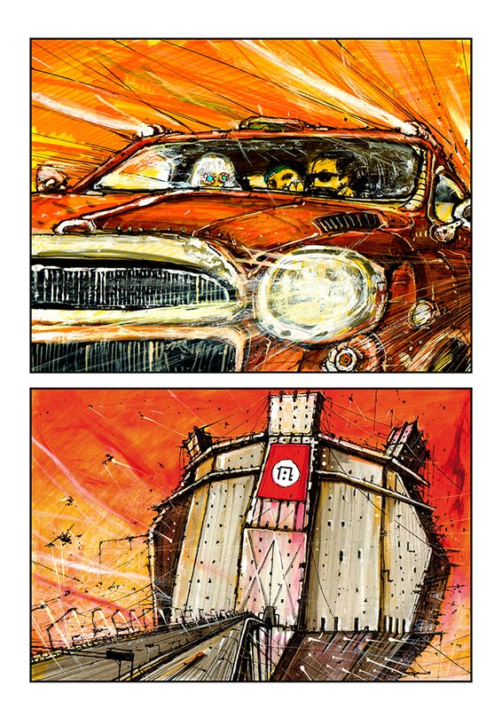 Virginio Vona, Fenice la chrysalide - Comic Strip