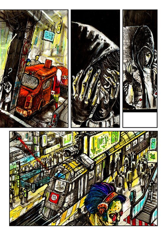 Virginio Vona, Fenice la chrysalide - Comic Strip
