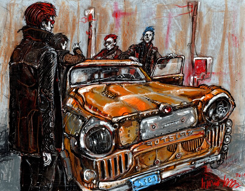 Illustration par Virginio Vona - Planche originale