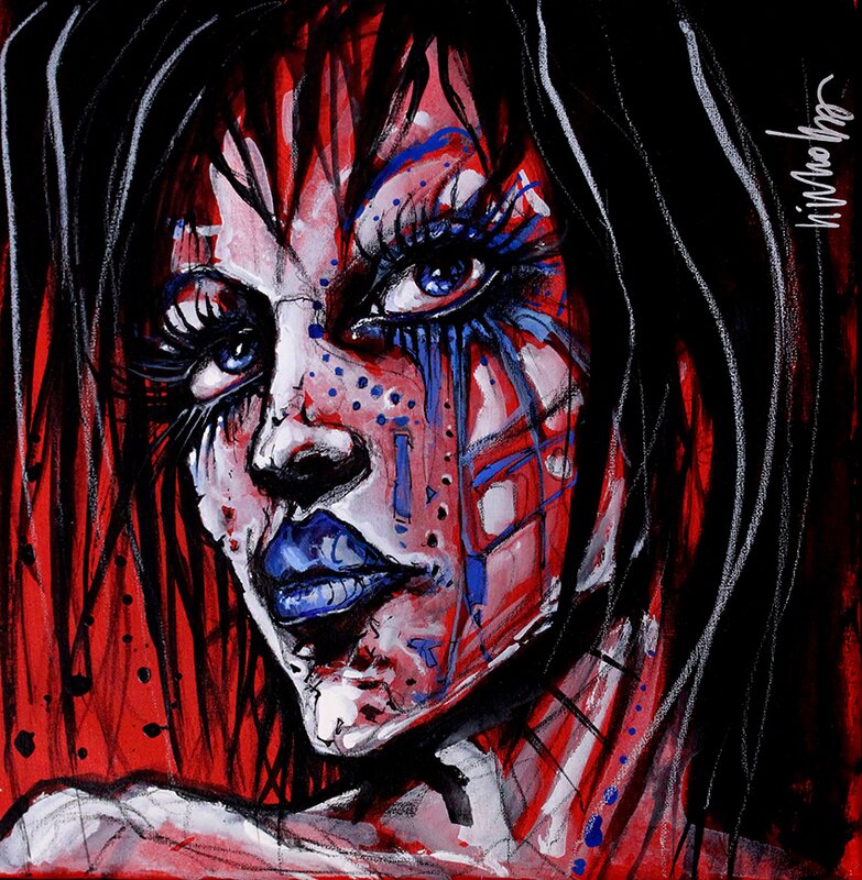 Visage by Virginio Vona - Original Illustration