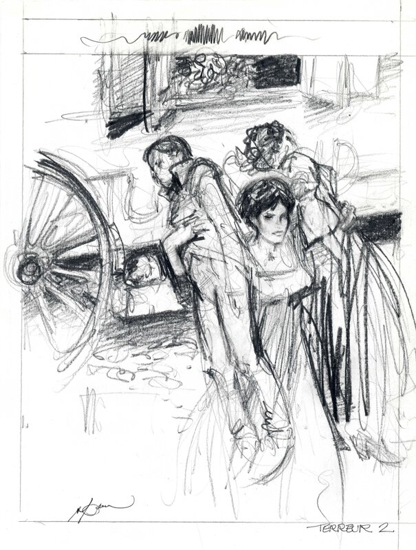 Terreur by René Follet - Original art