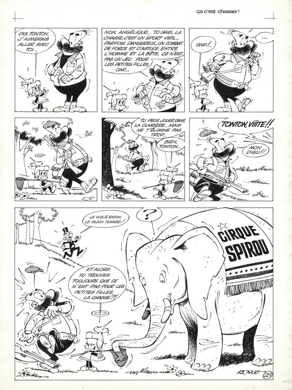 Carlos Roque, Engelientje - Angélique - Planche originale