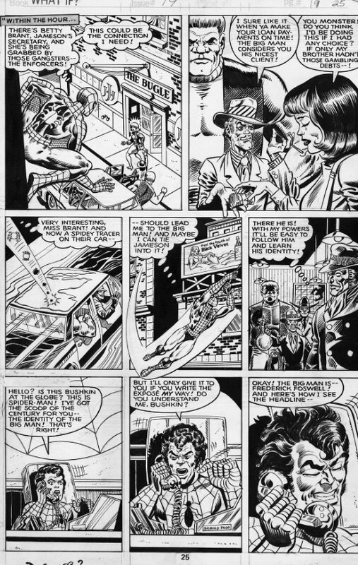 What if #19 par Pat Broderick, Mike Esposito - Planche originale