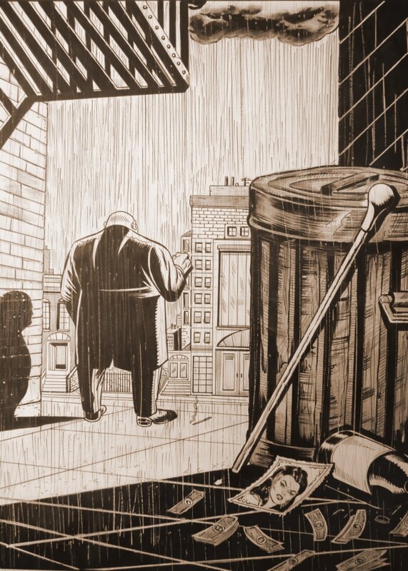 Varla, The END OF KINGPIN   ROMITA SR TRIBUTE - Œuvre originale