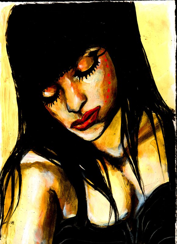 Donna by Virginio Vona - Original Illustration