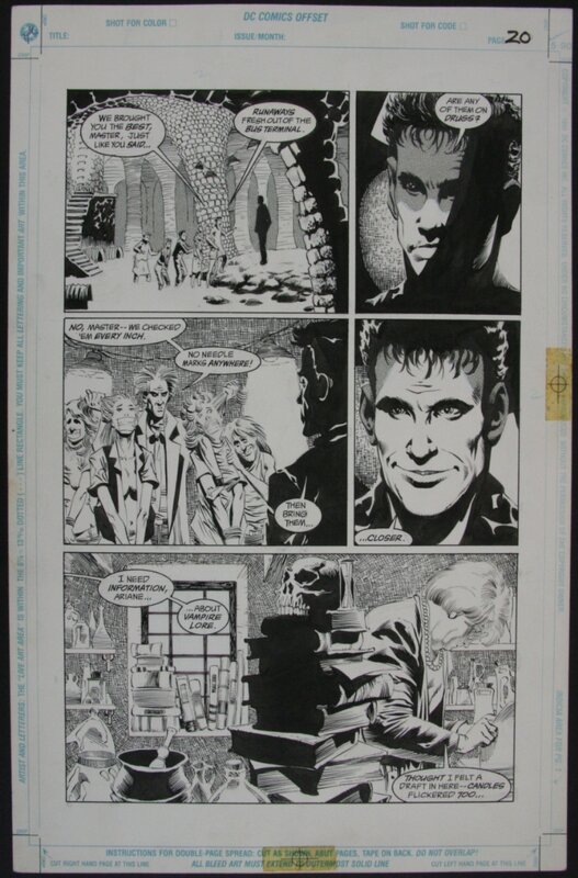 Batman Red Rain p20 par Kelley Jones, Malcolm Jones III, Doug Moench - Œuvre originale