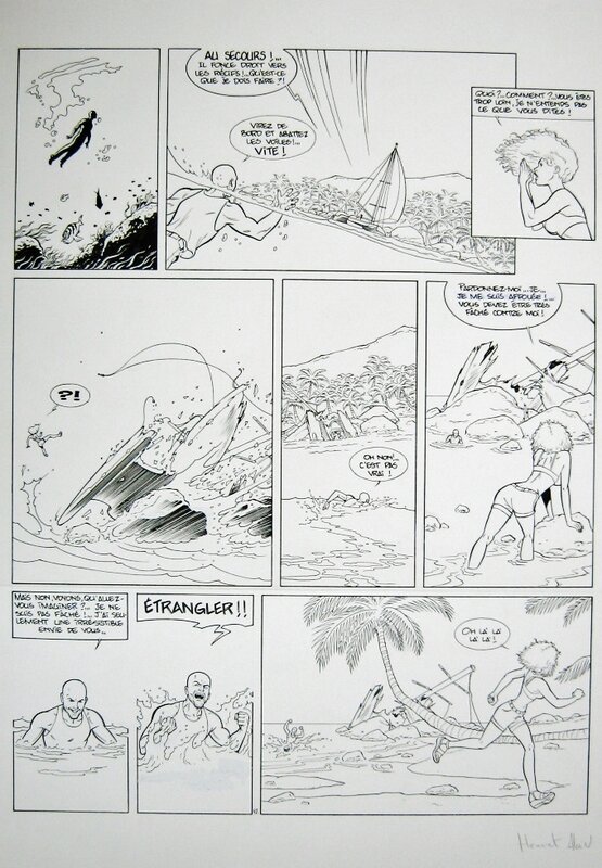 Alain Henriet, Daniel Pecqueur, Pierre Schelle, Stéphane Rosa, Golden Cup 1 - Daytona - Comic Strip