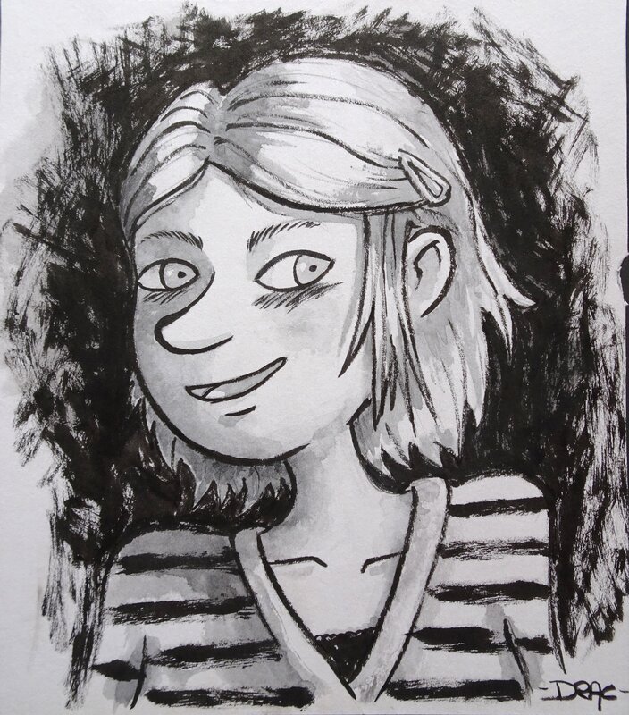 Portrait par Drac - Illustration originale