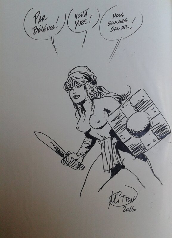 Vae Victis by Jean-Yves Mitton - Sketch