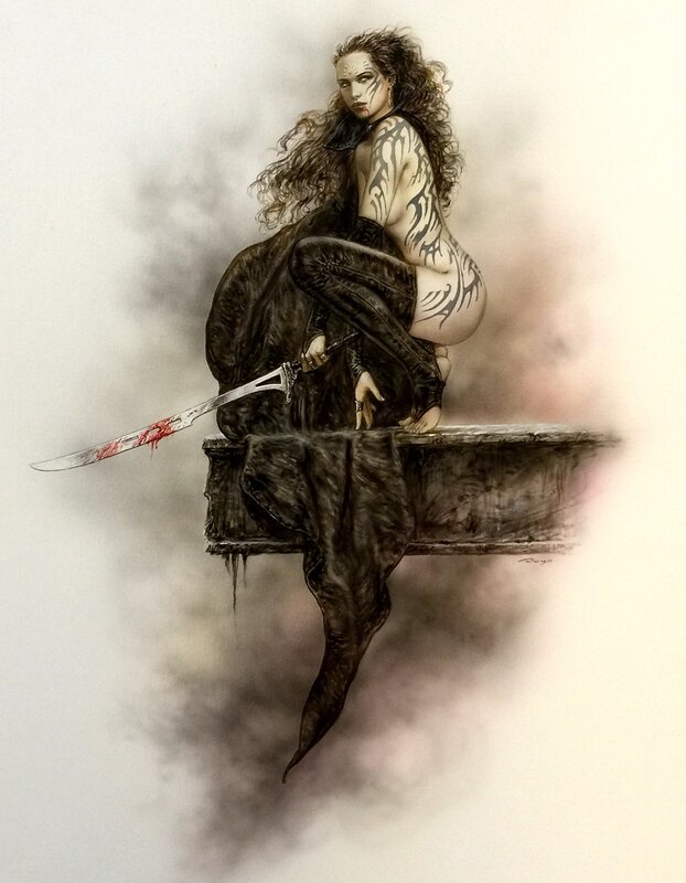 Subversive Beauty 2 par Luis Royo - Illustration originale