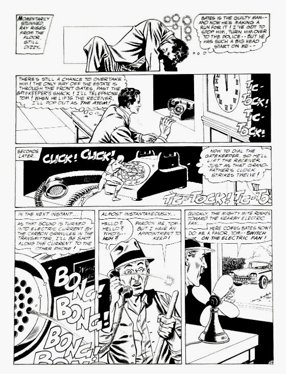 Showcase #35 - Atom par Gil Kane, Murphy Anderson, Gardner Fox - Planche originale