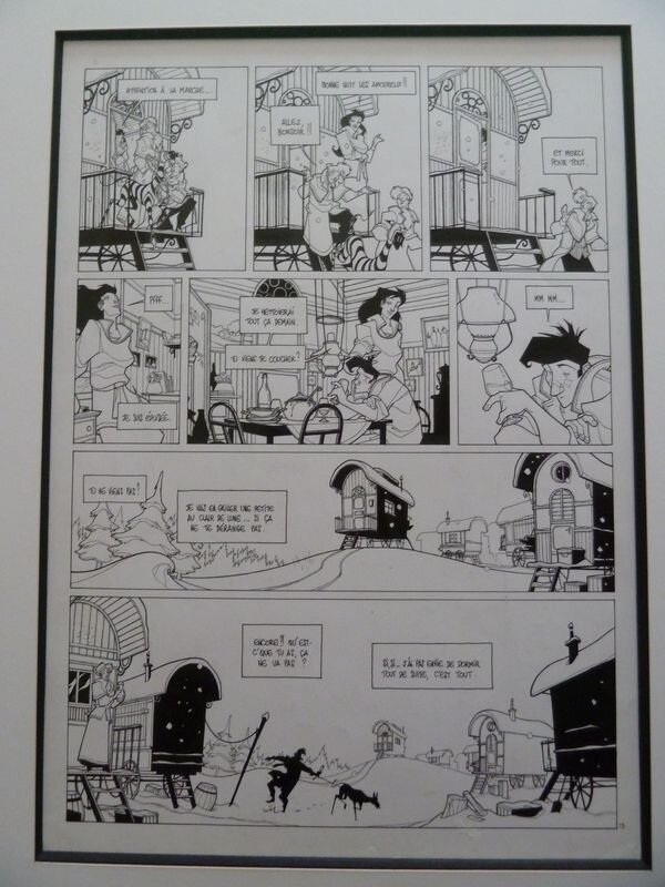 Cyril Pedrosa, Ring Circus Tome 3 Planche 23 - Planche originale