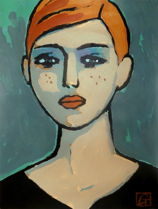 Visage 5 by Jean-Claude Götting - Original Illustration