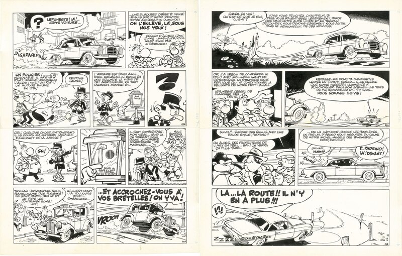 Greg, Planche 22 et 23 Achille Talon et le Quadrumane Optimiste - Comic Strip