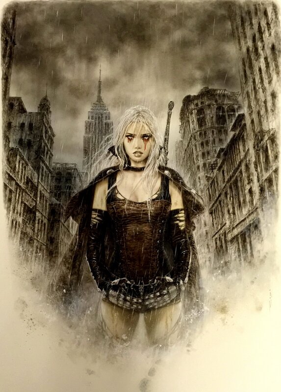 Luis Royo, Malefic Time - Codex Apocalypse - LUZ - Portada Codex Year - Couverture originale